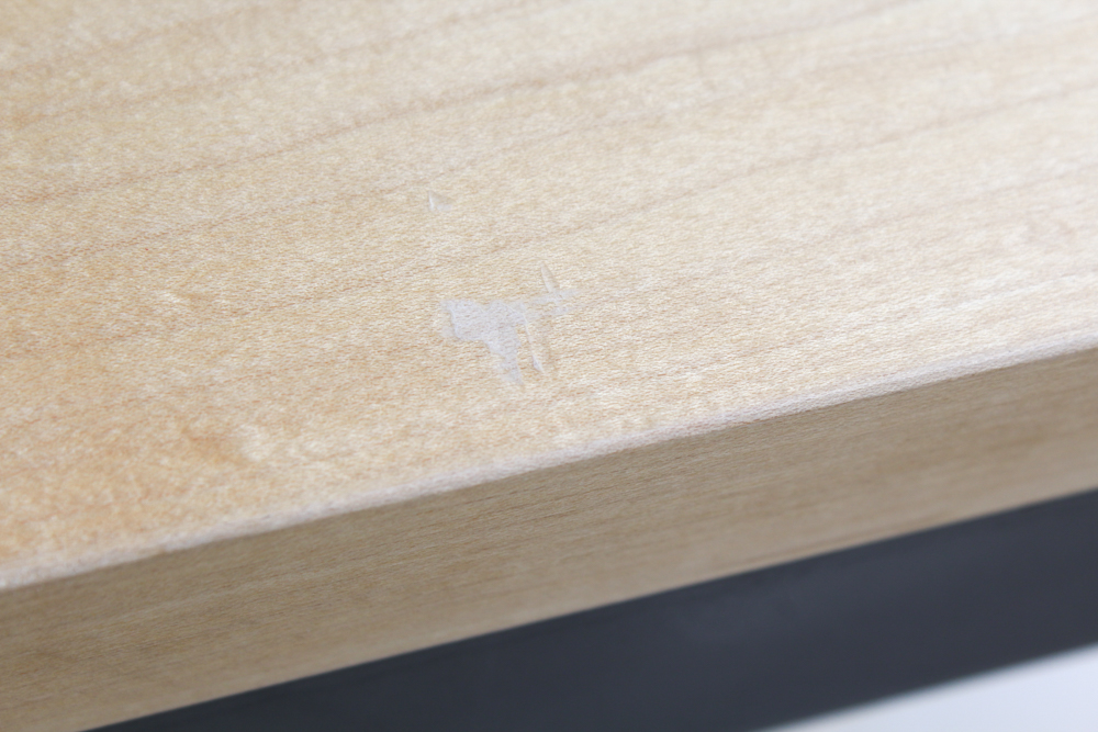 Oak Top Parsons Style Dining Table