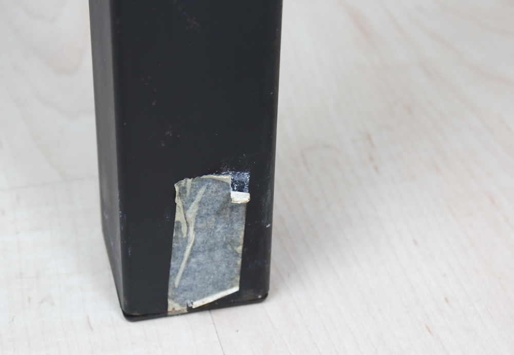 Oak Top Parsons Style Dining Table