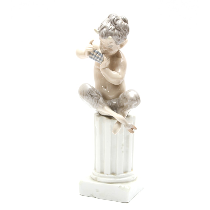 Lladro "Whistler Satyr" Porcelain Figurine