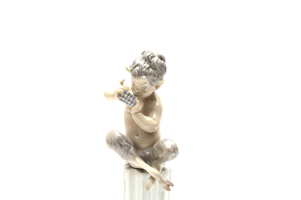 Lladro "Whistler Satyr" Porcelain Figurine