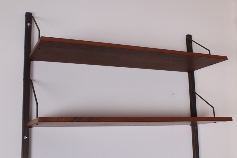 Danish Modern Teak Wood Wall Shelf
