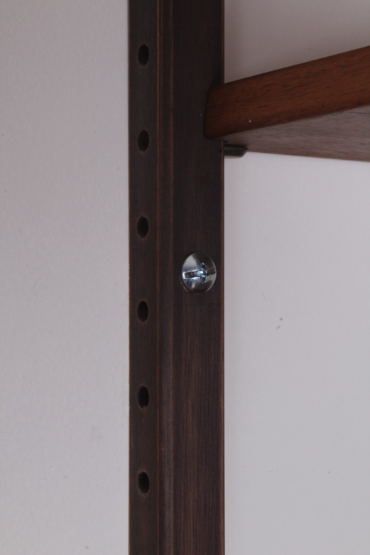 Danish Modern Teak Wood Wall Shelf