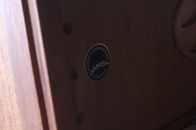Danish Modern Teak Wood Wall Shelf
