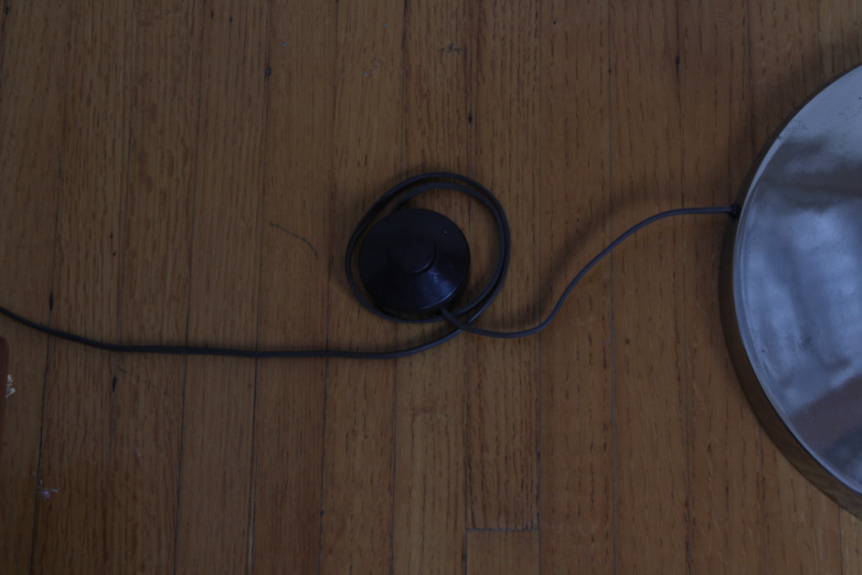 Vintage Chrome Floor Lamp