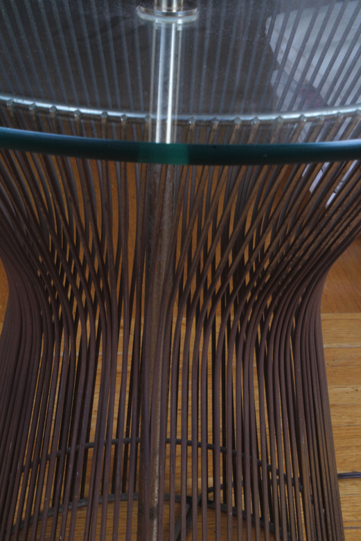 Vintage Floor Lamp with Tray Table