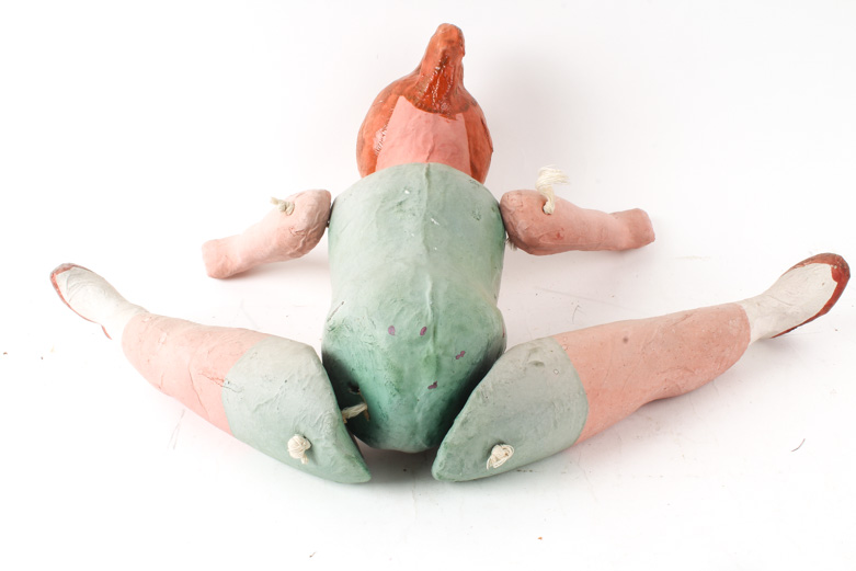 "Marina" Paper Mache Ballerina Puppet Doll