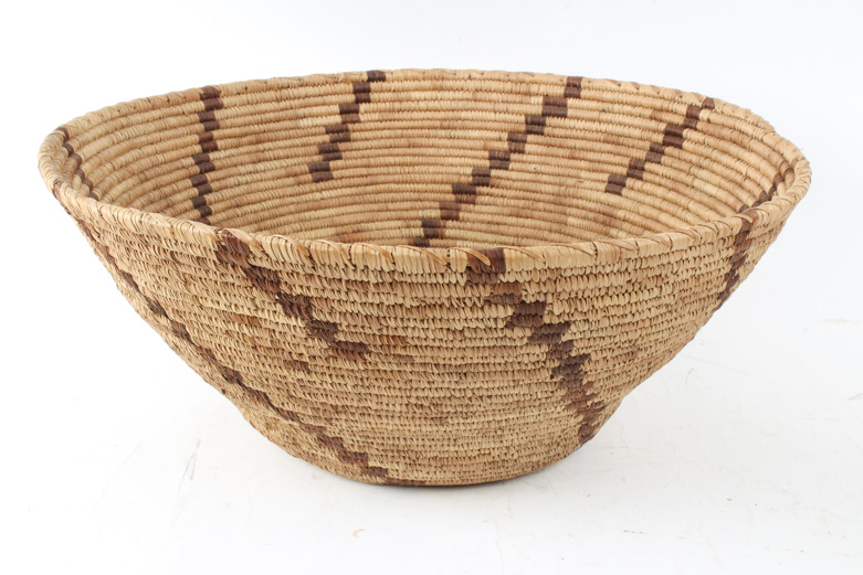 Collection of Hand Coiled Native American Style Baskets