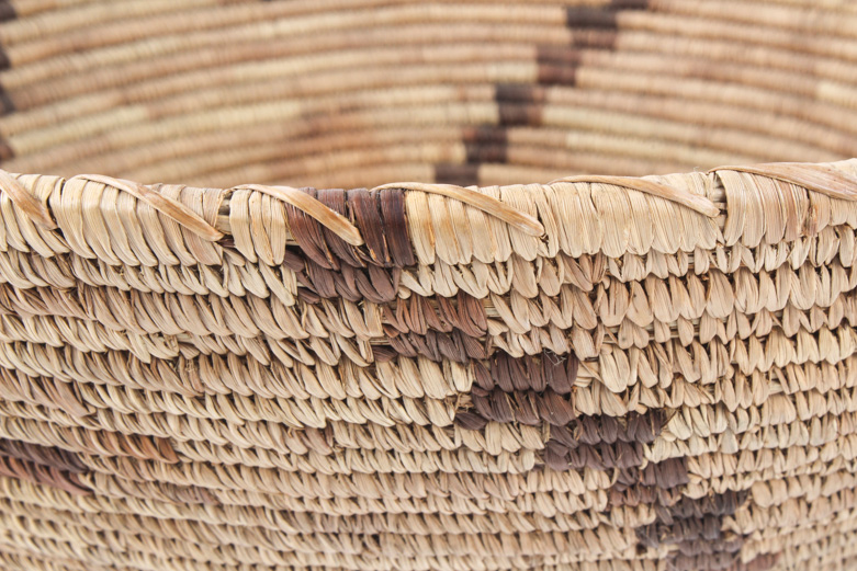 Collection of Hand Coiled Native American Style Baskets