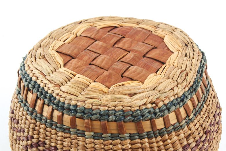 Collection of Hand Coiled Native American Style Baskets