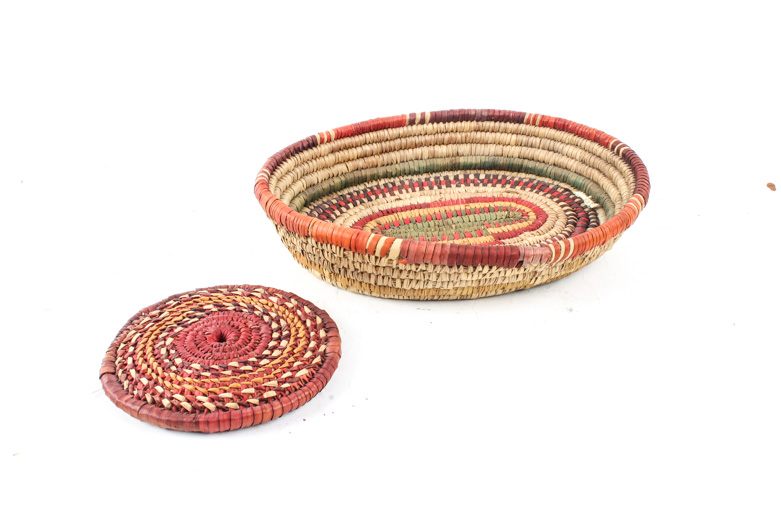 Collection of Handmade Native American Style Baskets