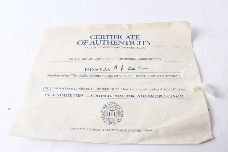 Pitseolak Fine Art Reproduction of "Summer Hunter"