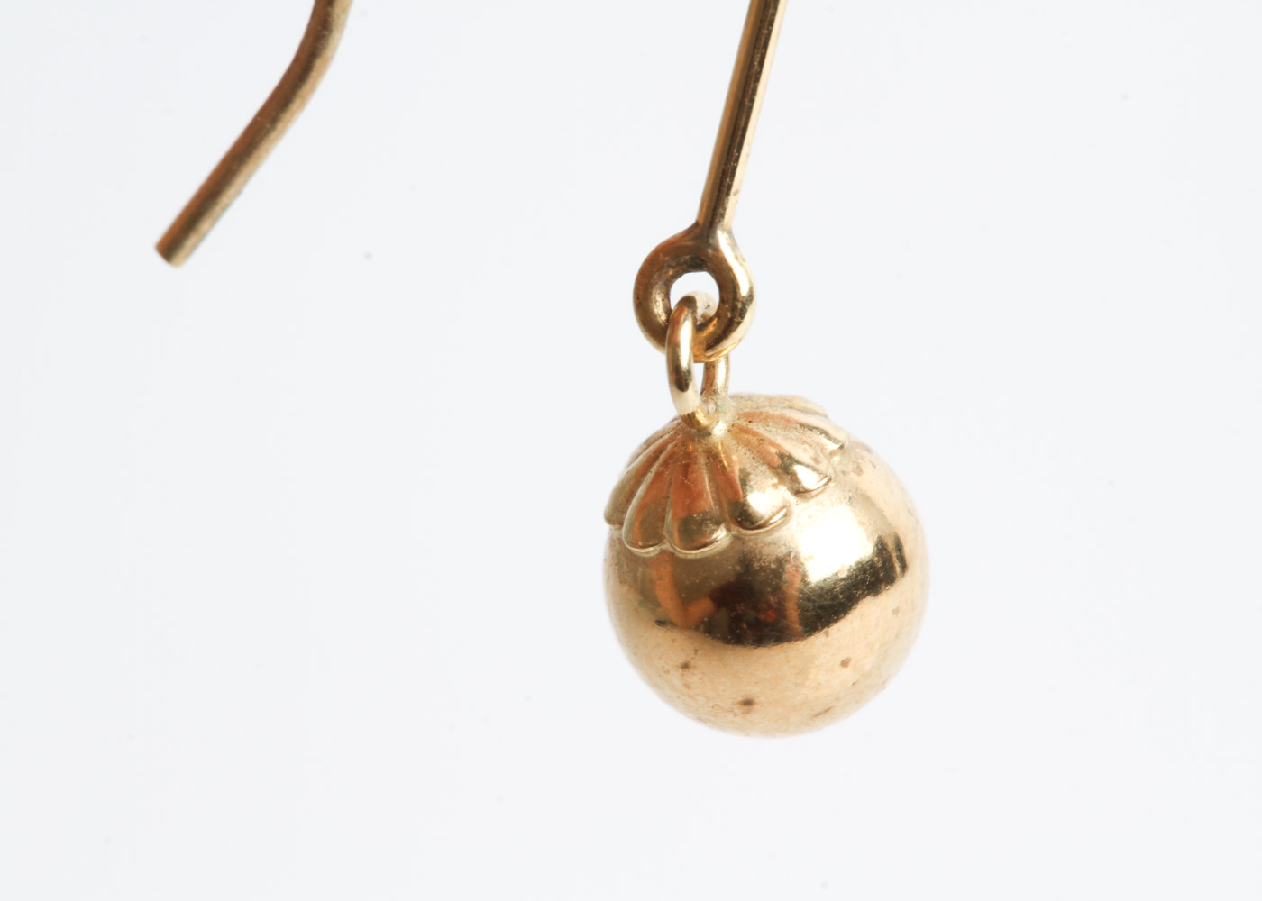 Two Pairs of 14K Yellow Gold Earrings