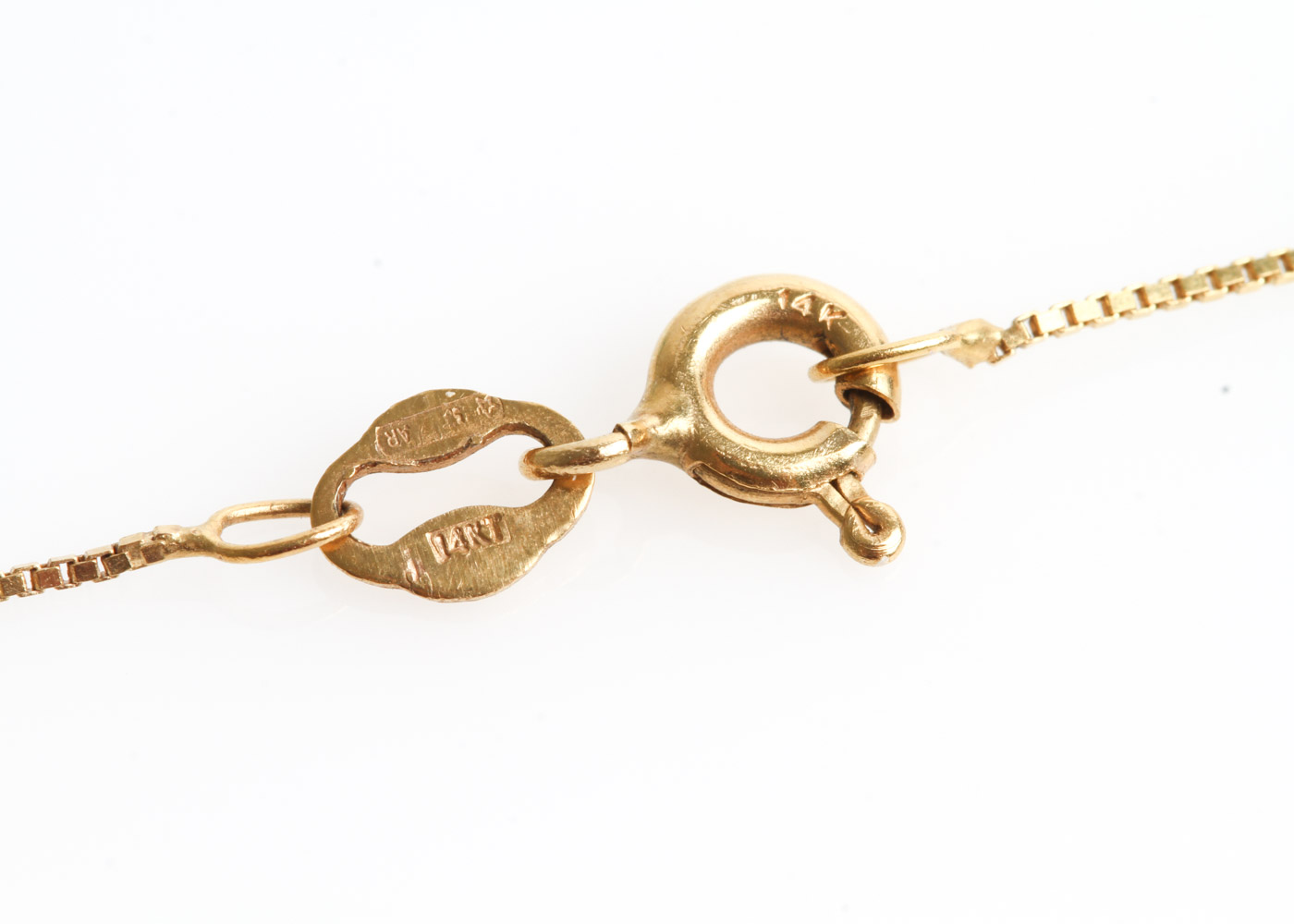 Collection of 14K White and Yellow Gold Necklace Chains