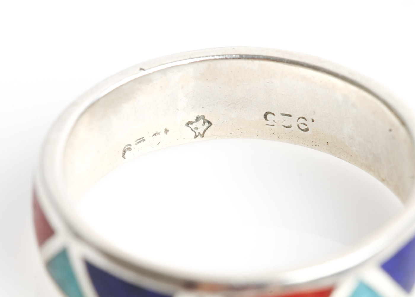 Southwest Inspired Sterling Silver and Inlaid Stone Rings