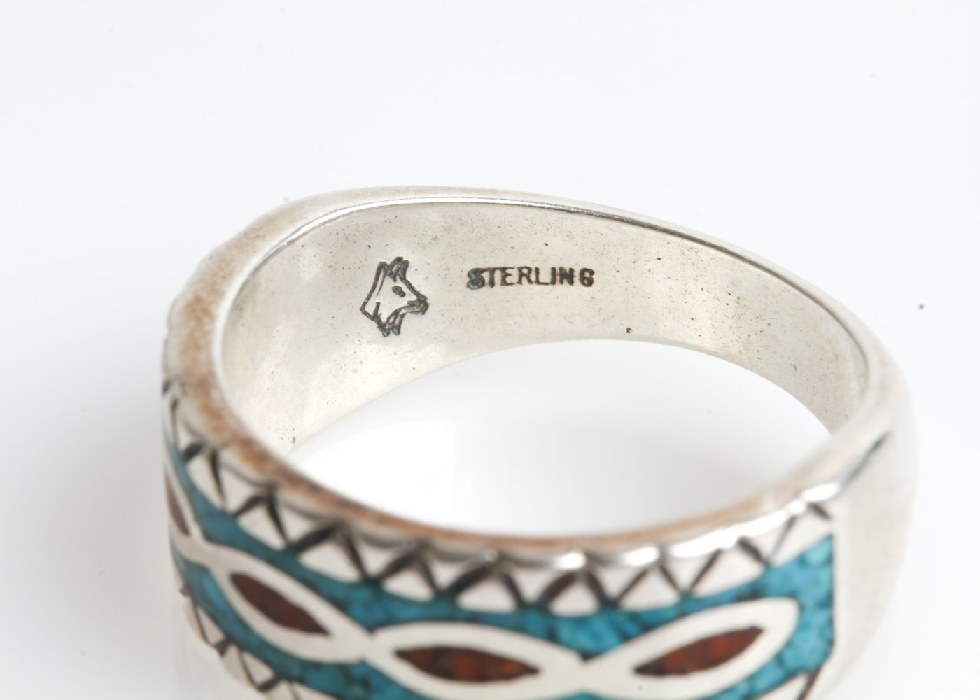 Southwest Inspired Sterling Silver and Inlaid Stone Rings