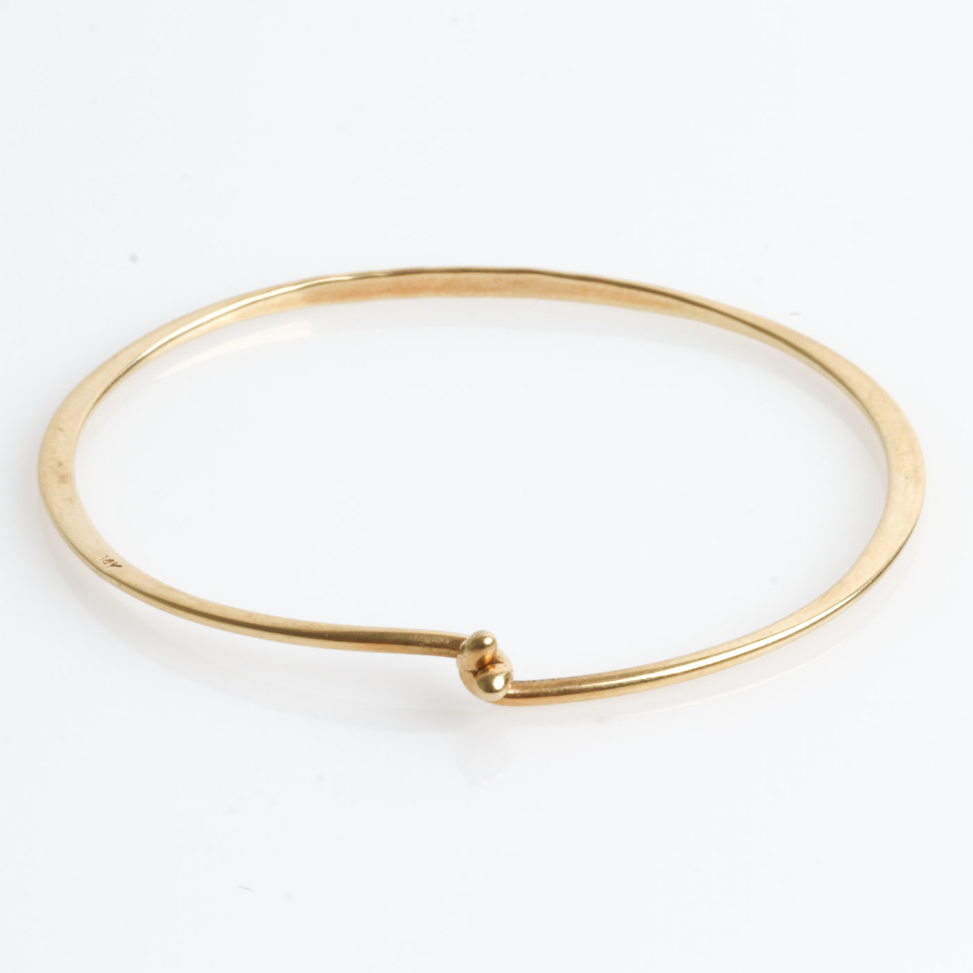 14K Yellow Gold Bangle Bracelet