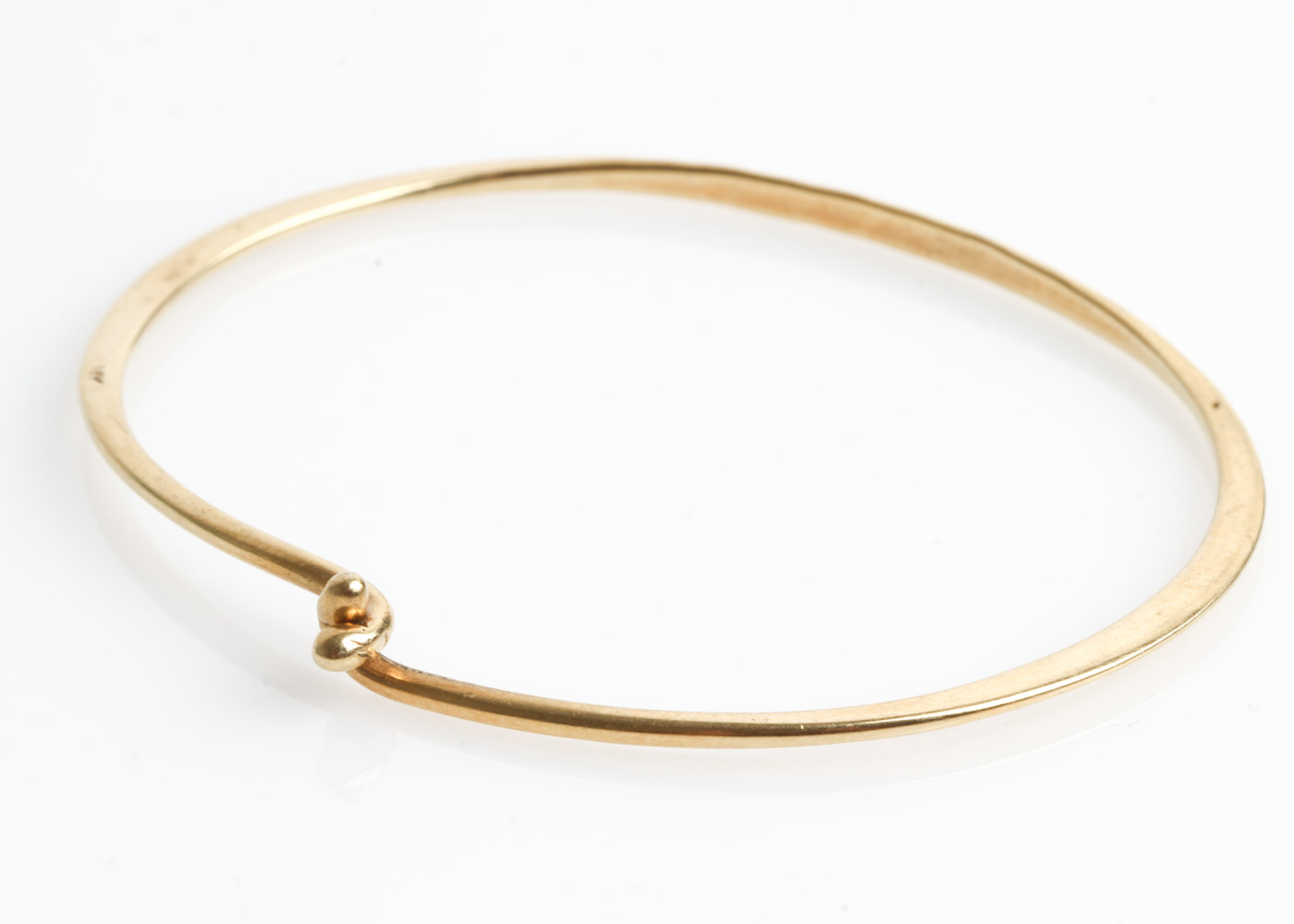 14K Yellow Gold Bangle Bracelet