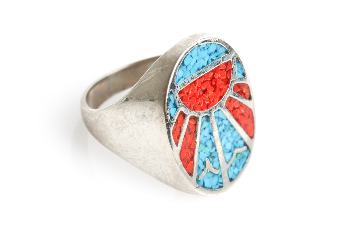 Southwest Inspired Sterling Silver and Inlaid Stone Rings