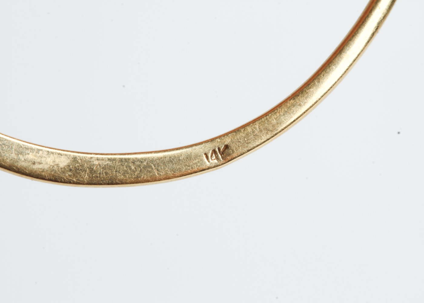 14K Yellow Gold Bangle Bracelet