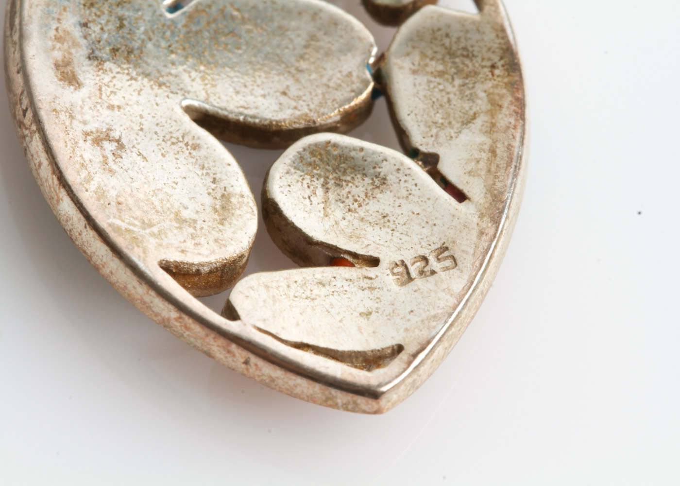 Sterling Silver, Dyed Mother of Pearl, and Enamel Jewelry