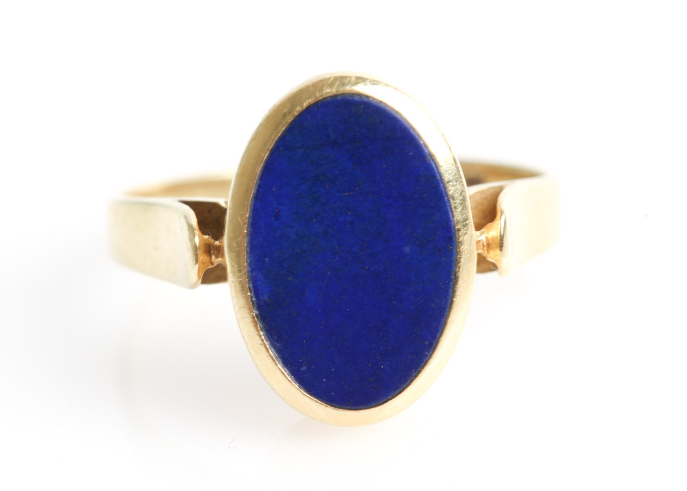 Vintage 10K Yellow Gold and Lapis Lazuli Ring
