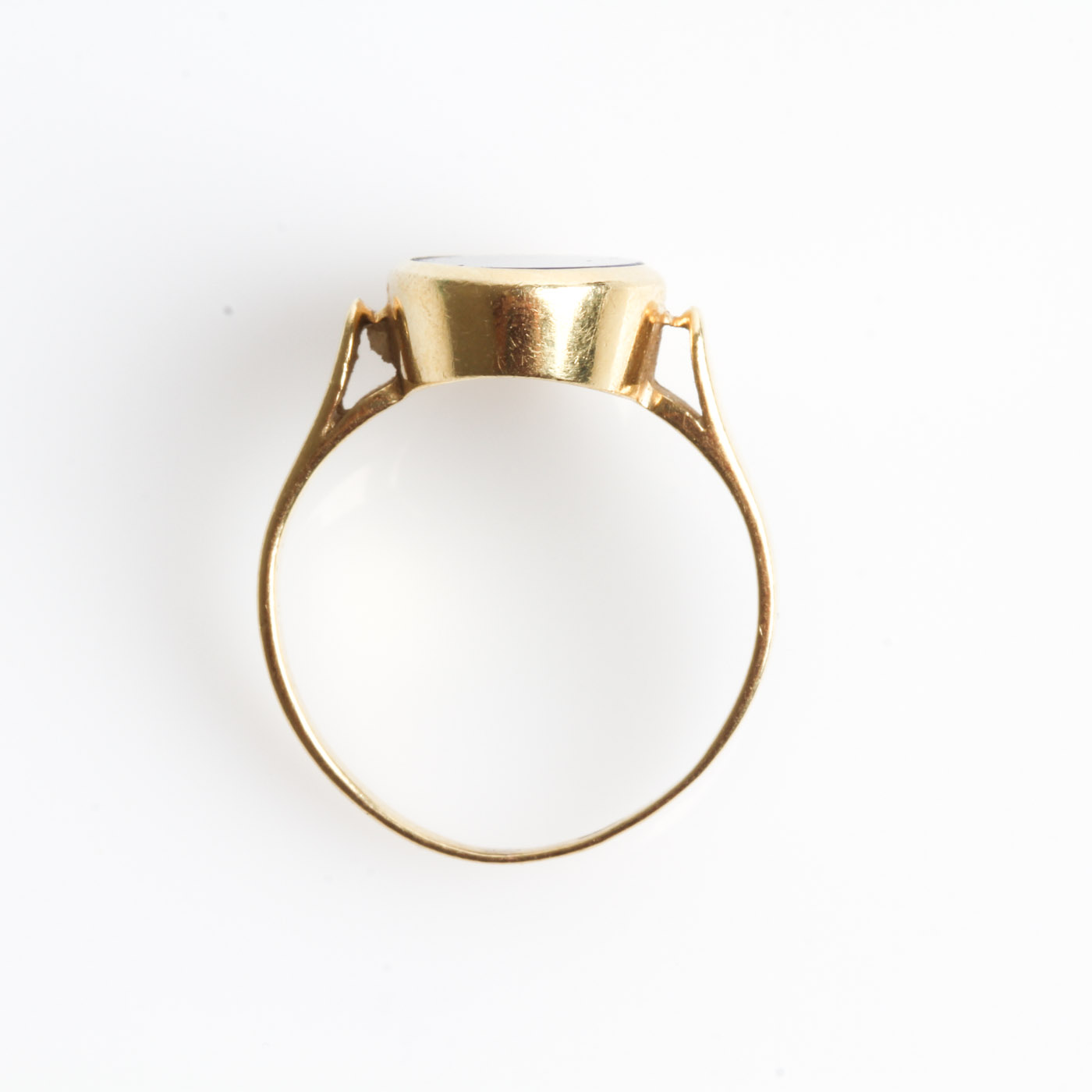 Vintage 10K Yellow Gold and Lapis Lazuli Ring