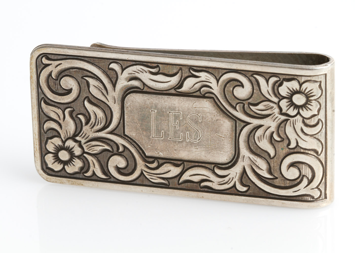 Pair of Sterling Silver Money Clips