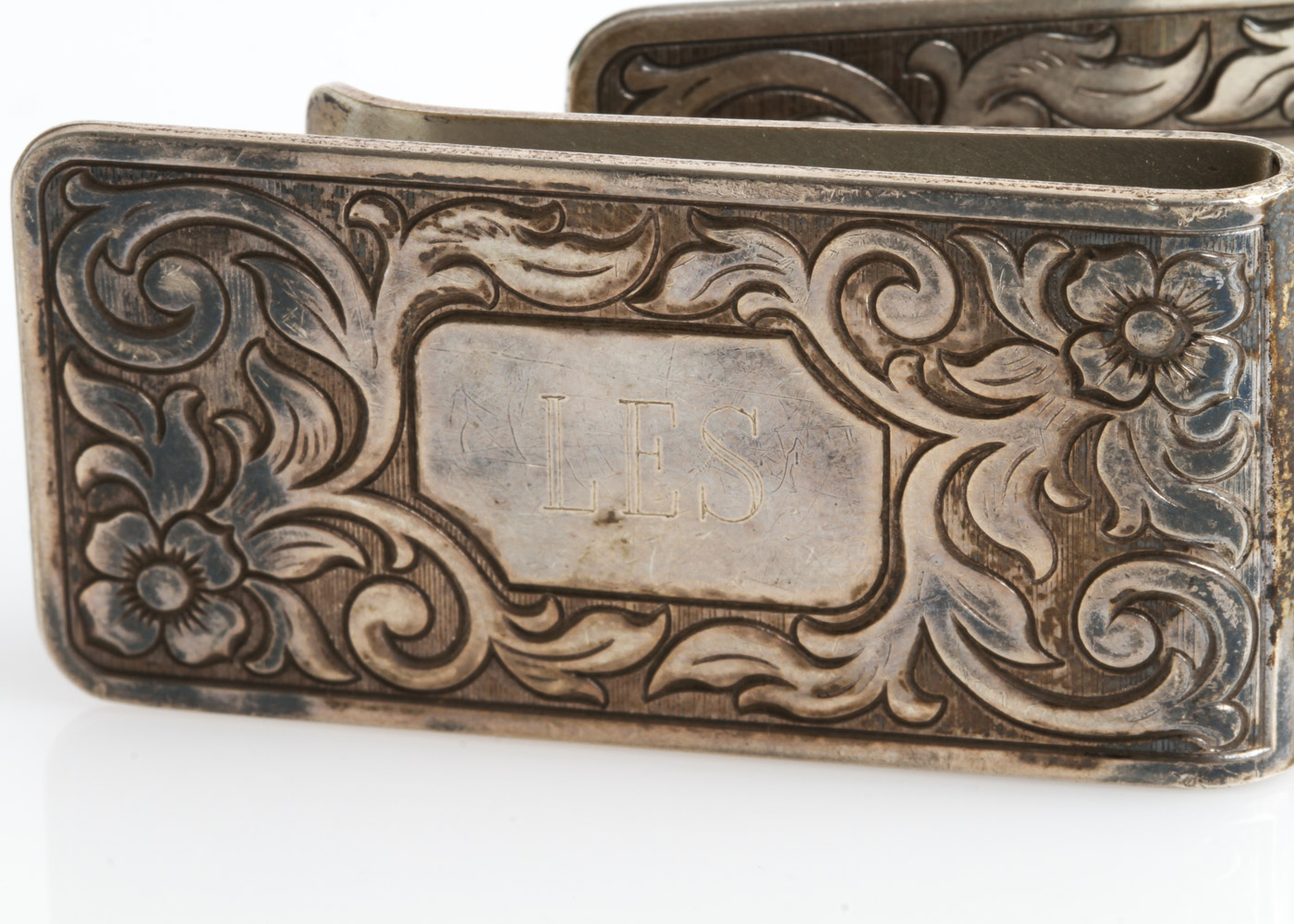 Pair of Sterling Silver Money Clips