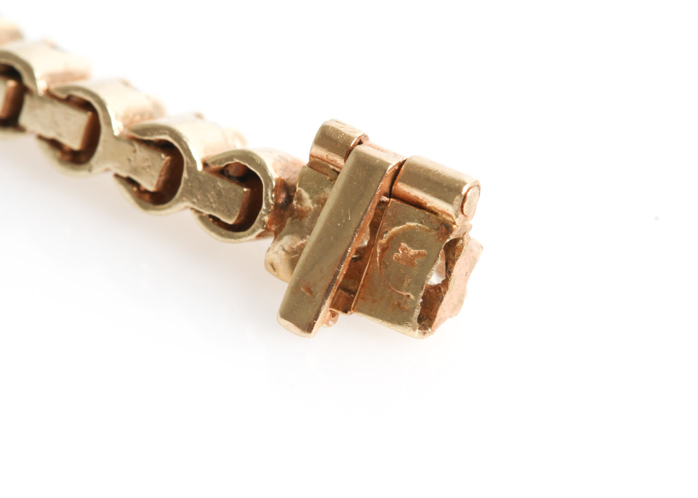 Vintage 14K Yellow Gold and 2.00 CTW Diamond Tennis Bracelet