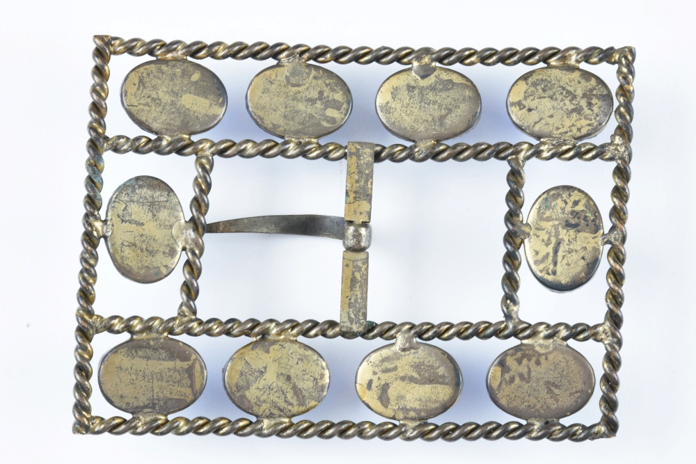 Seven Vintage Beaded Necklaces and Belt Buckle