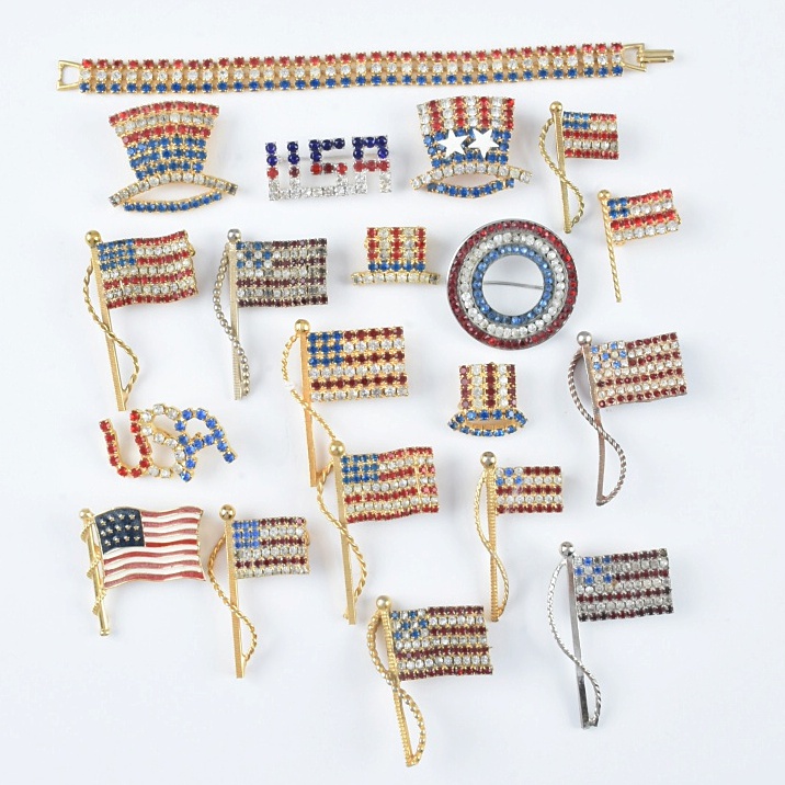 Group of Patriotic Jewelry