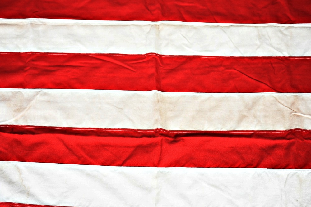 Large Vintage 48 Star American Flag