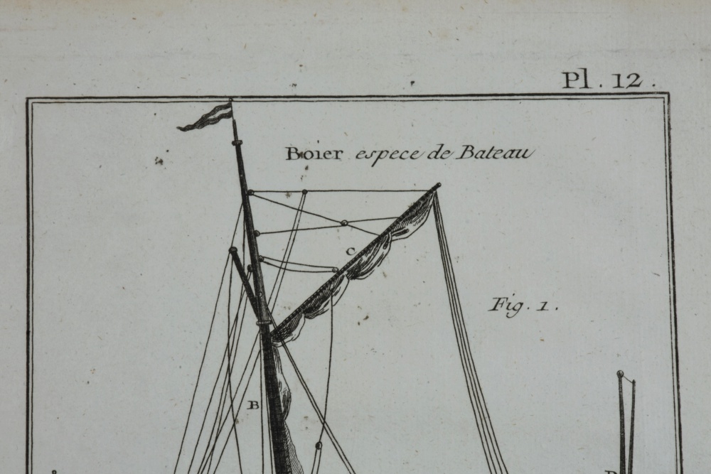 Collection of Two Etchings with Marine Landscape Scenes