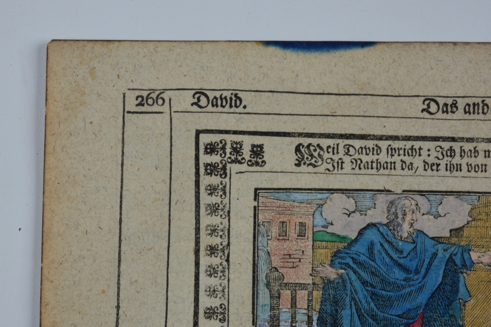 Antique German "Luther Bible" Folio with 2 Samuel 11-12