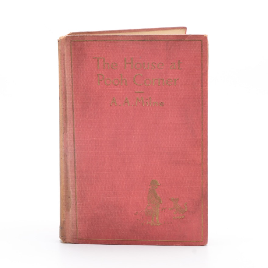 1928 First American Trade Edition "The House at Pooh Corner" by A.A. Milne