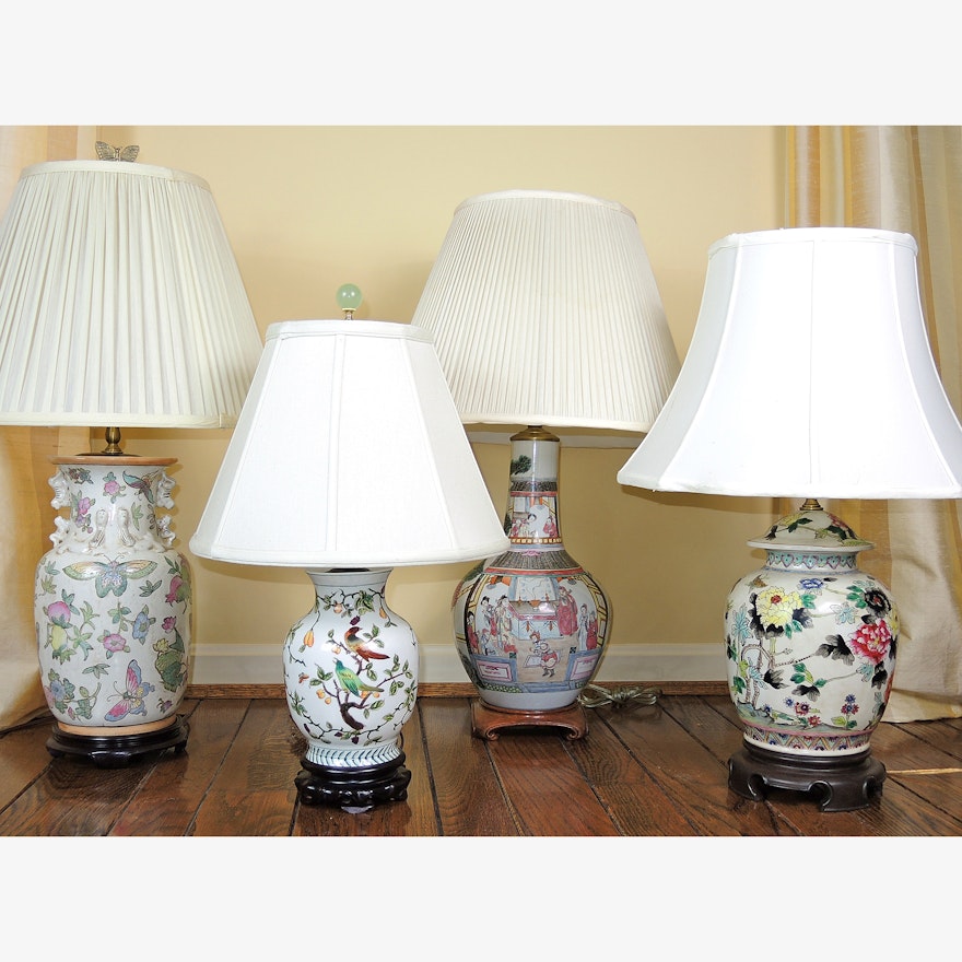 Asian Inspired Lamp Assortment