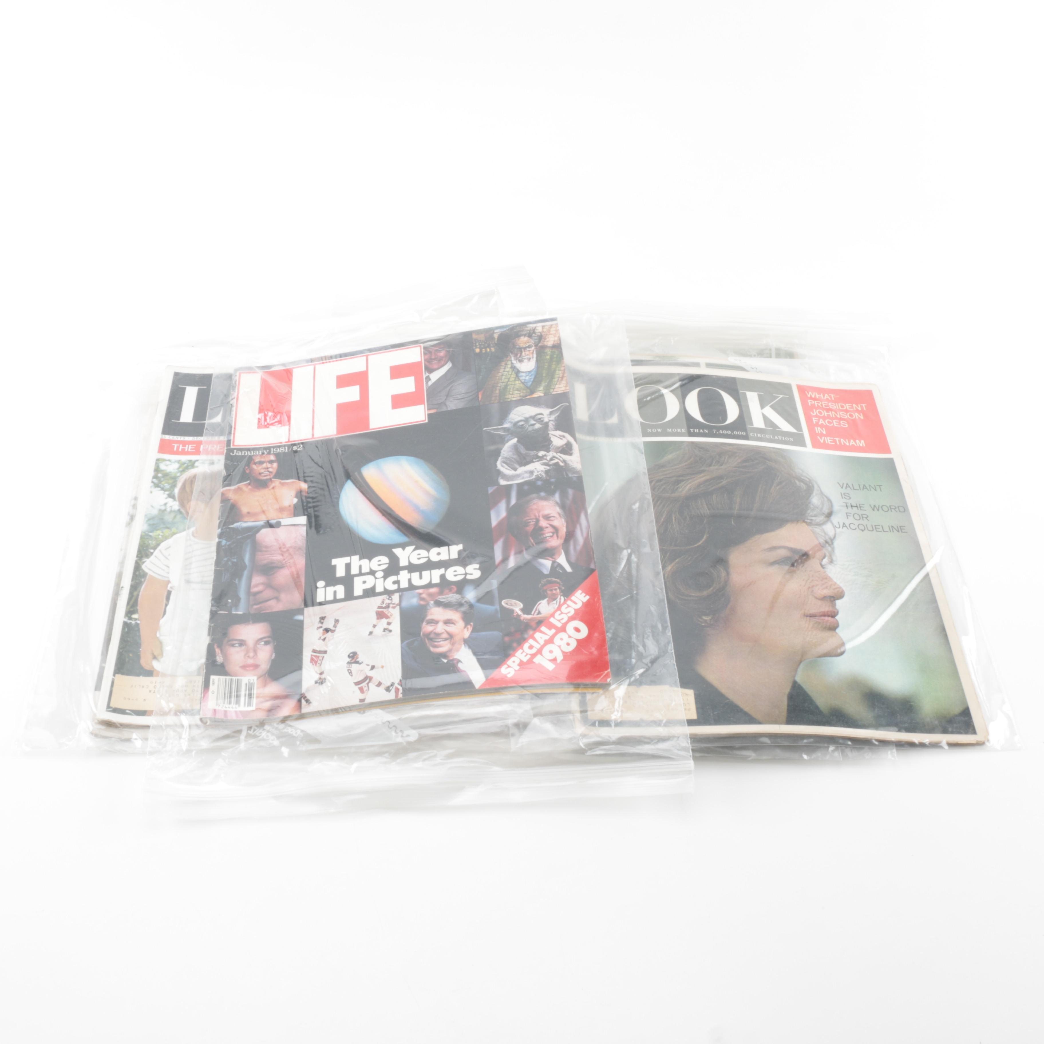 1960s "Look" Magazines on John F. Kennedy