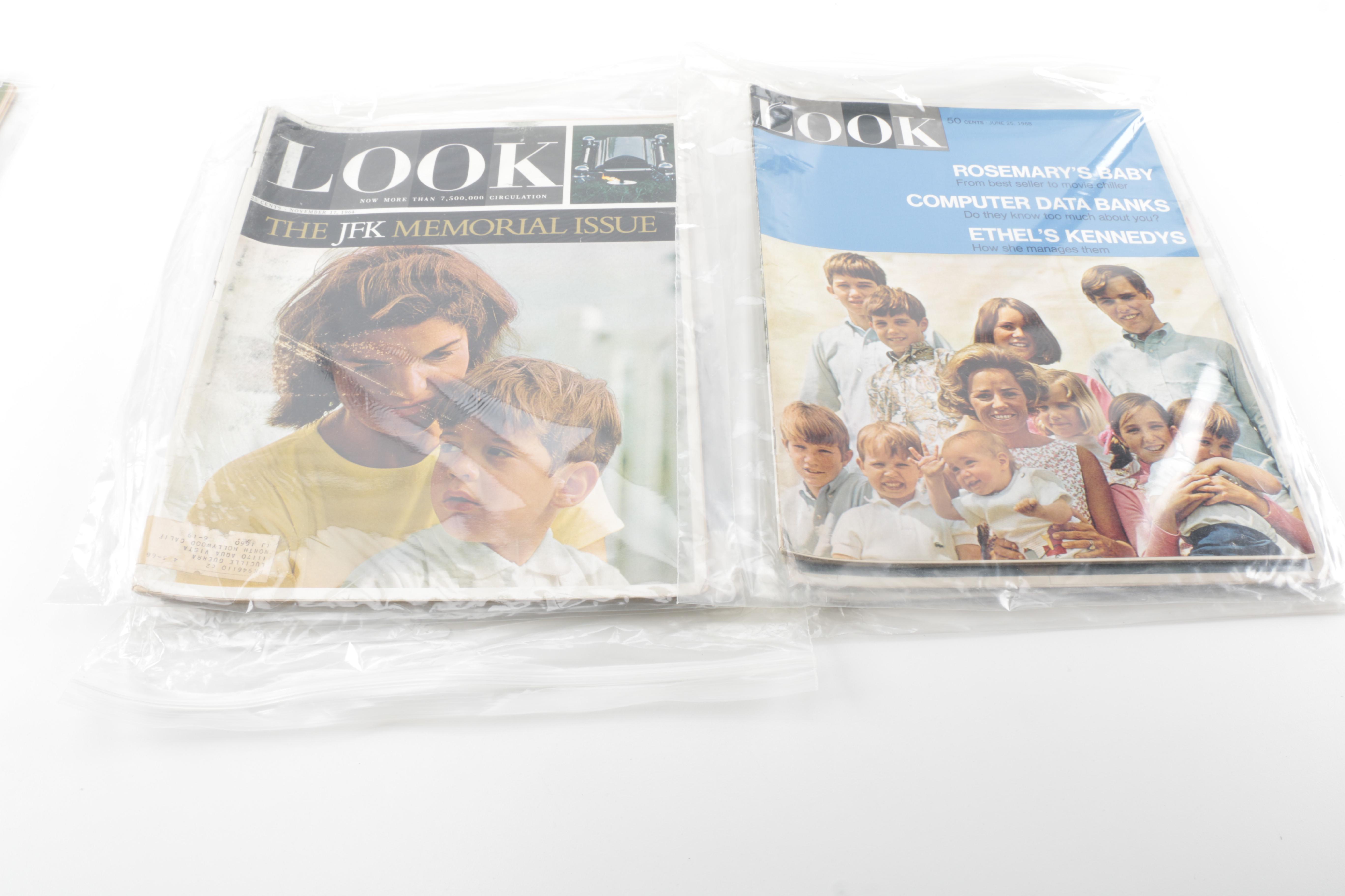 1960s "Look" Magazines on John F. Kennedy