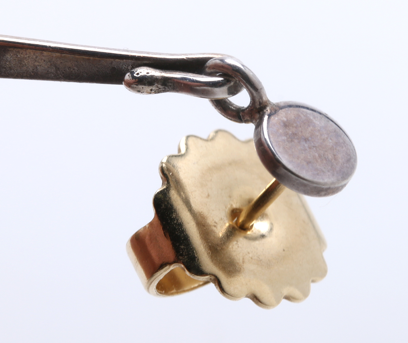 Vintage Torun Bulow Hube Sterling Earrings for Georg Jensen