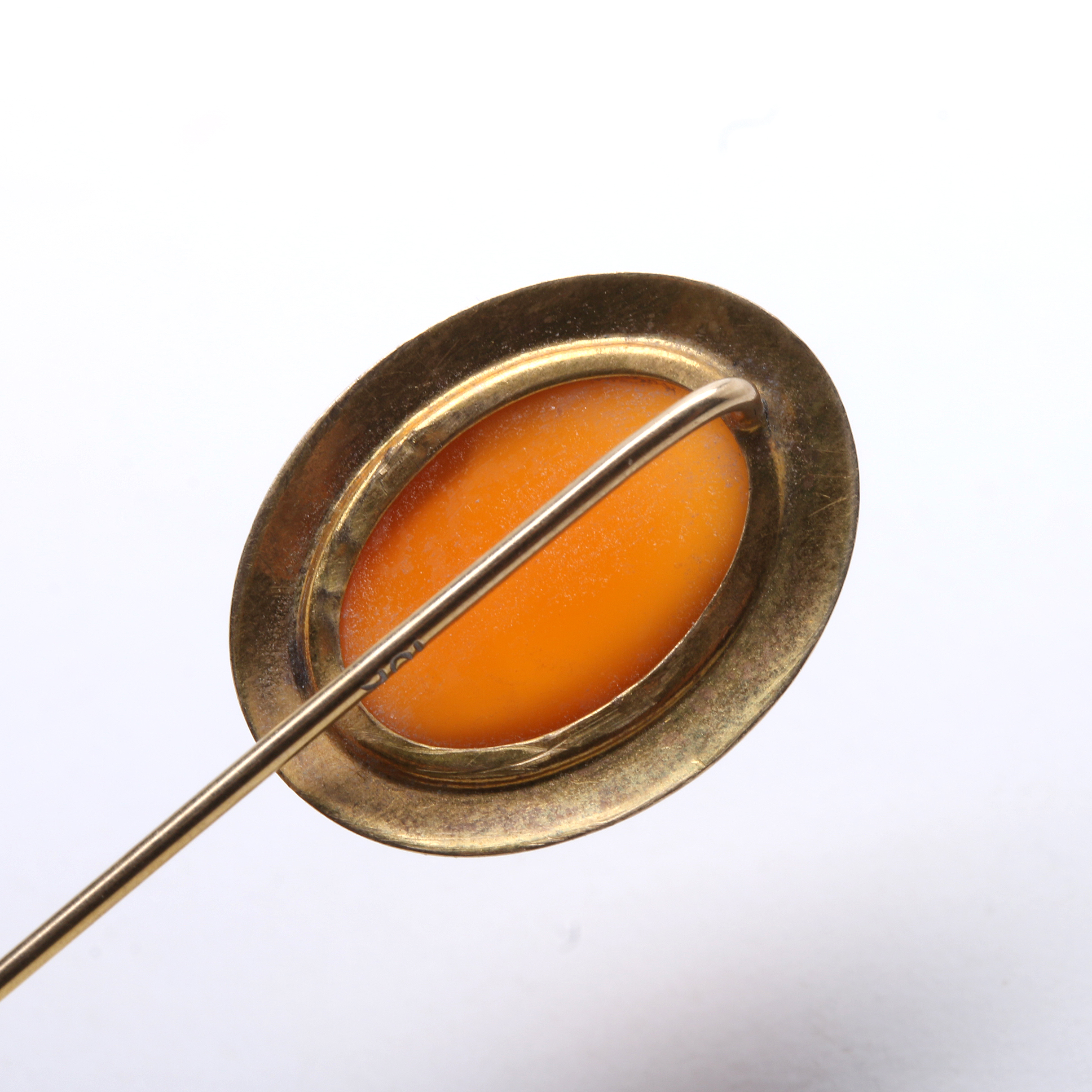 Collection of Five Antique 10K Yellow Gold Stick Pins