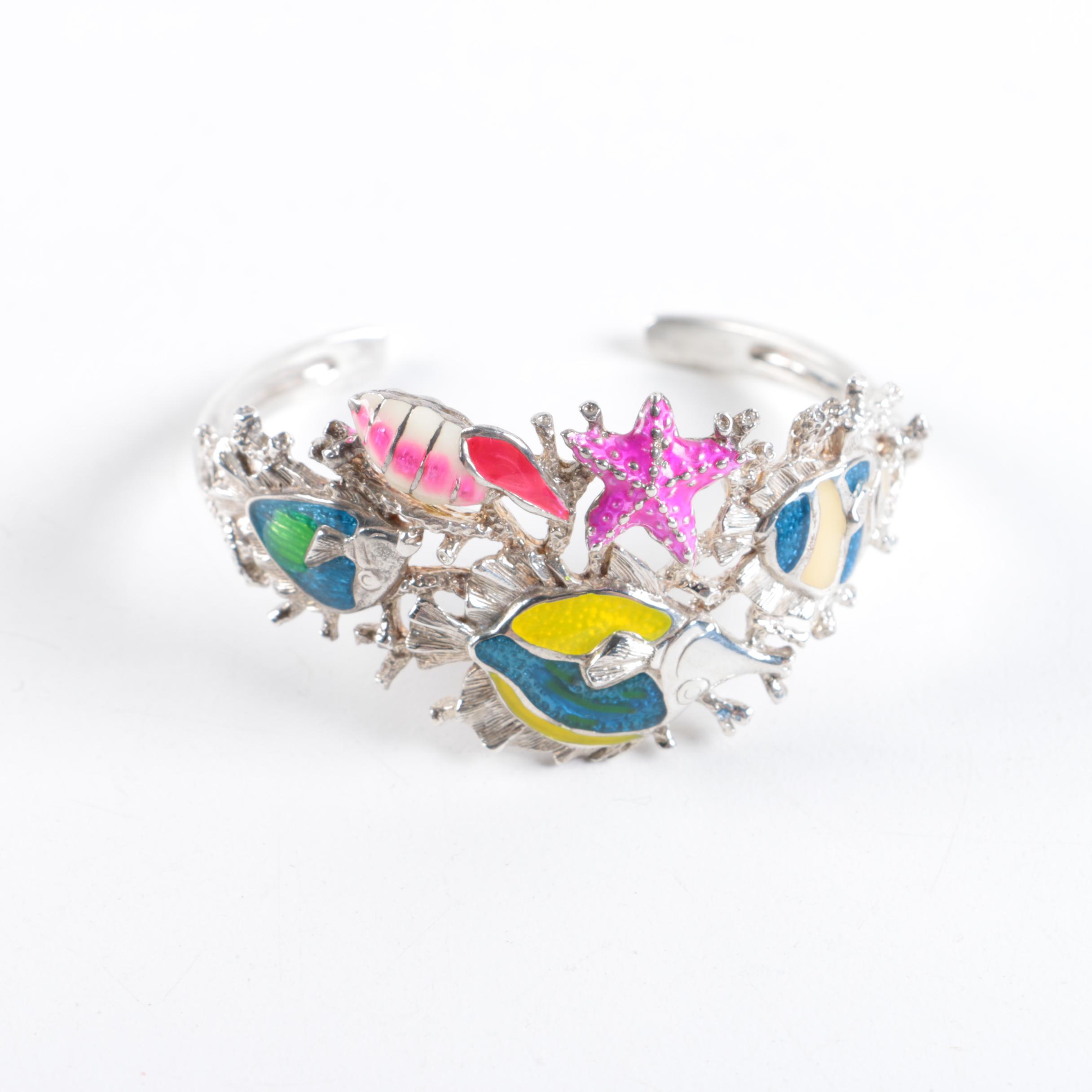 Sterling Silver Kabana Cuff Bracelet