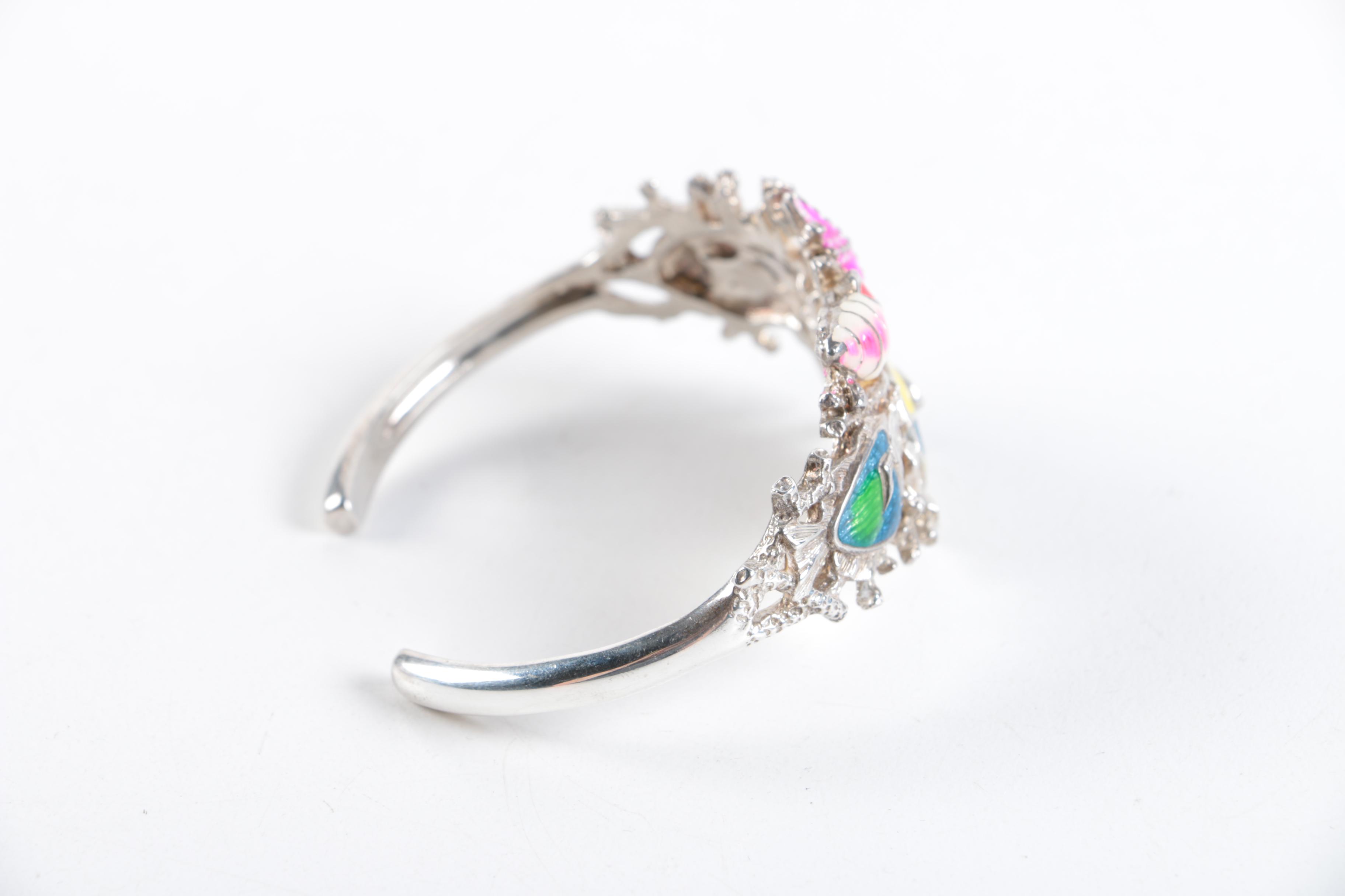 Sterling Silver Kabana Cuff Bracelet