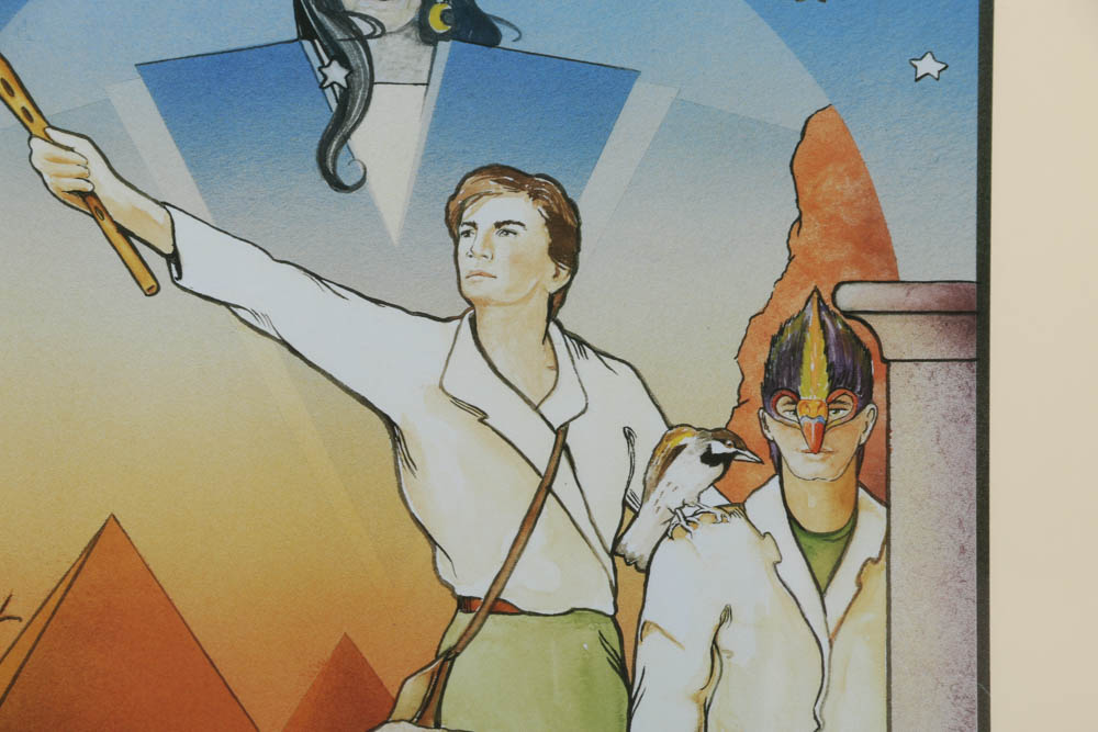 Offset Lithographs of Art Nouveau Style Opera Posters "The Magic Flute" and "La Traviata"