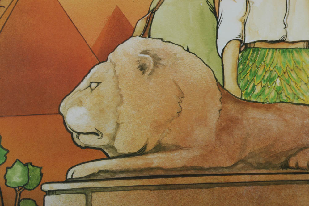 Offset Lithographs of Art Nouveau Style Opera Posters "The Magic Flute" and "La Traviata"