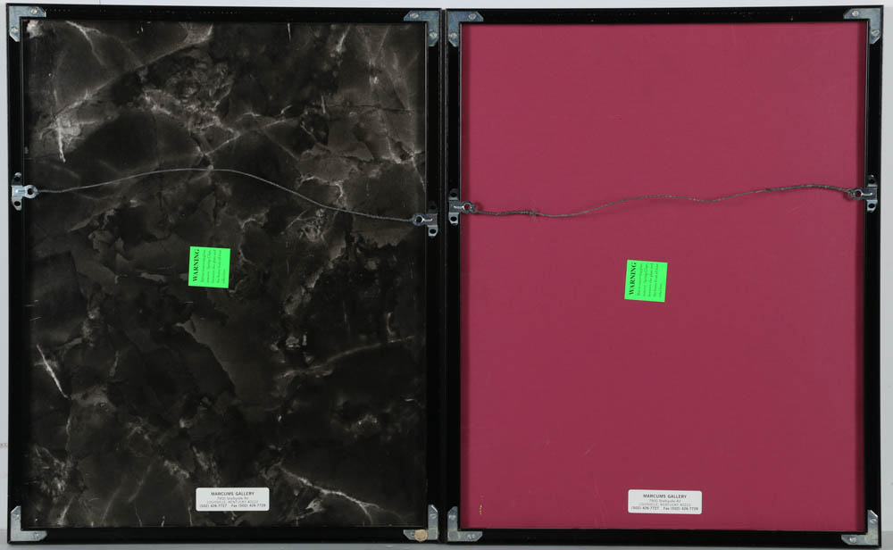 Offset Lithographs of Art Nouveau Style Opera Posters "The Magic Flute" and "La Traviata"