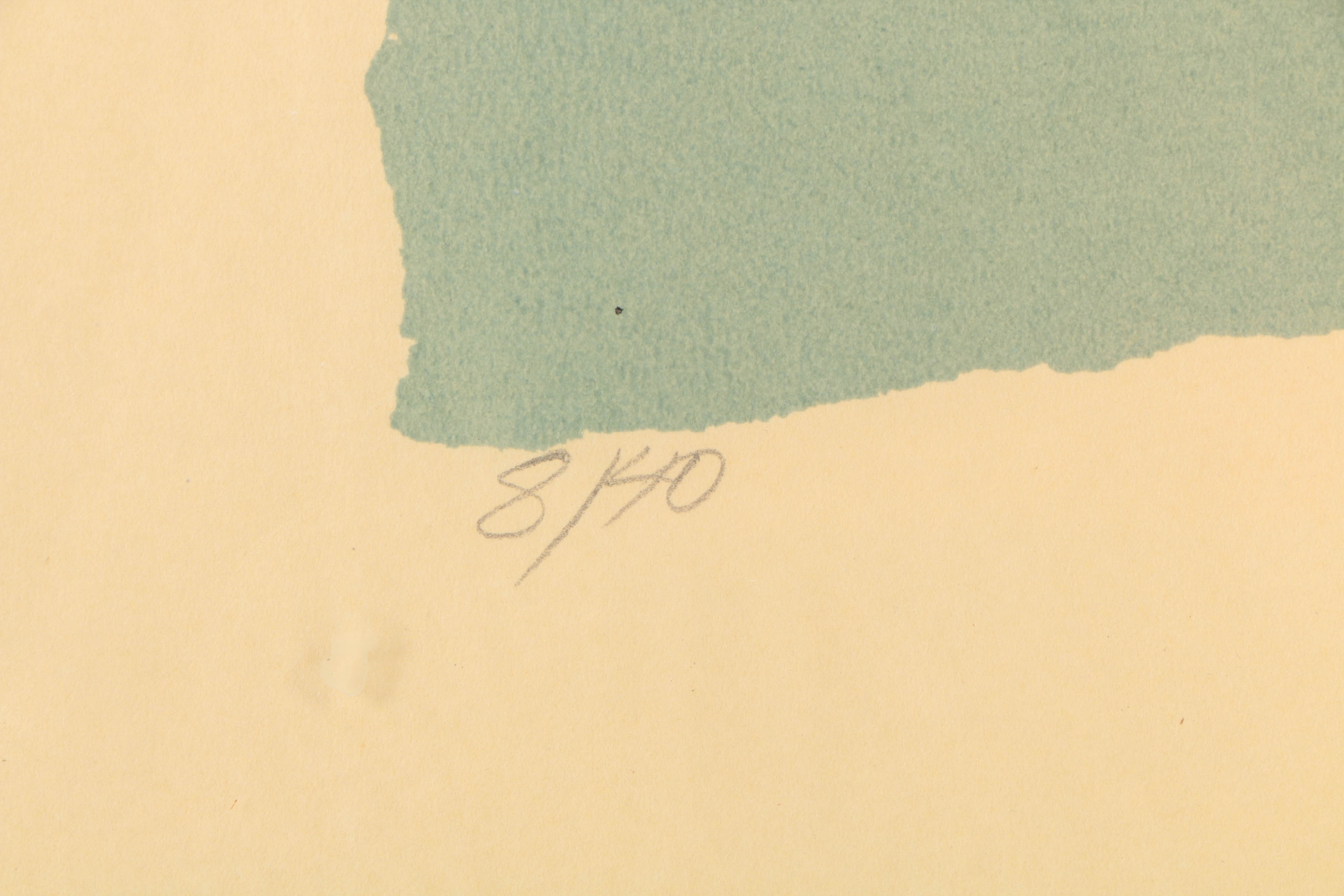 Martha Tabor Limited Edition Serigraph on Paper of Adrienne Rich's "Poem Number X"