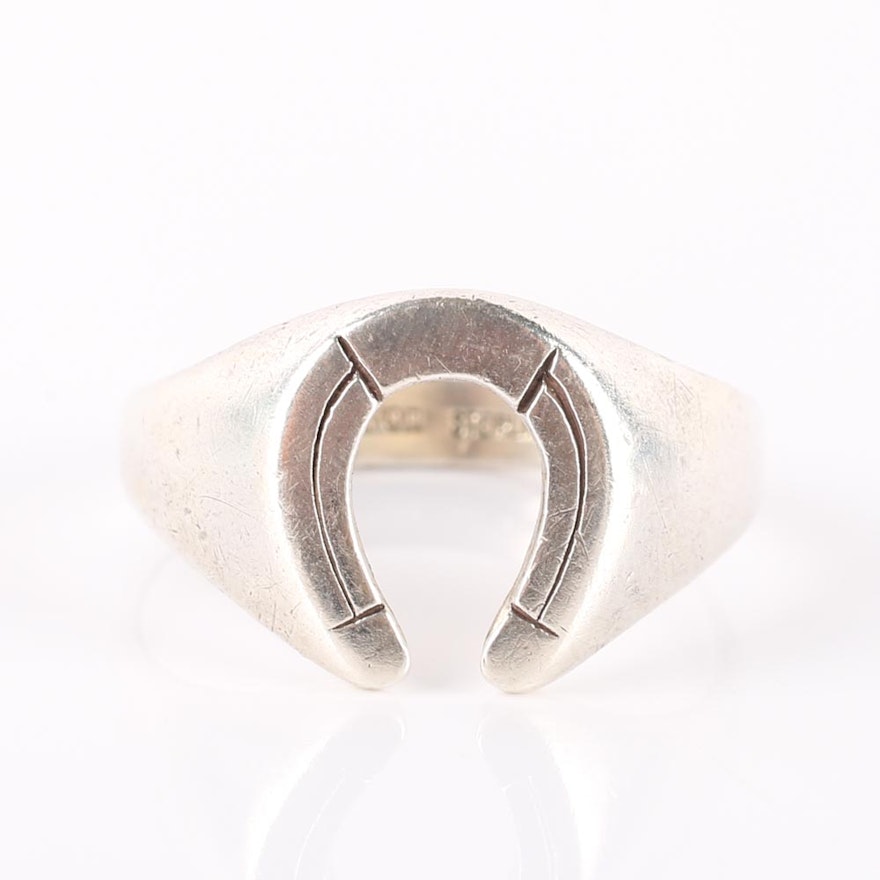 Sterling Silver Horse Shoe Ring