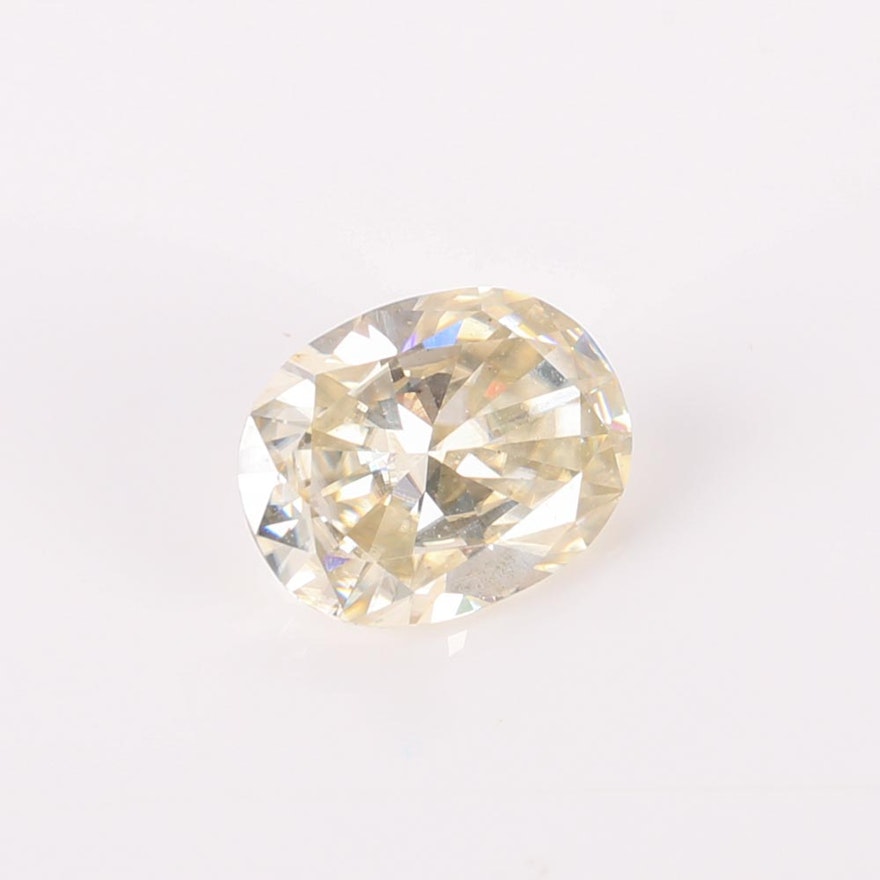 Loose Oval Moissanite Stone