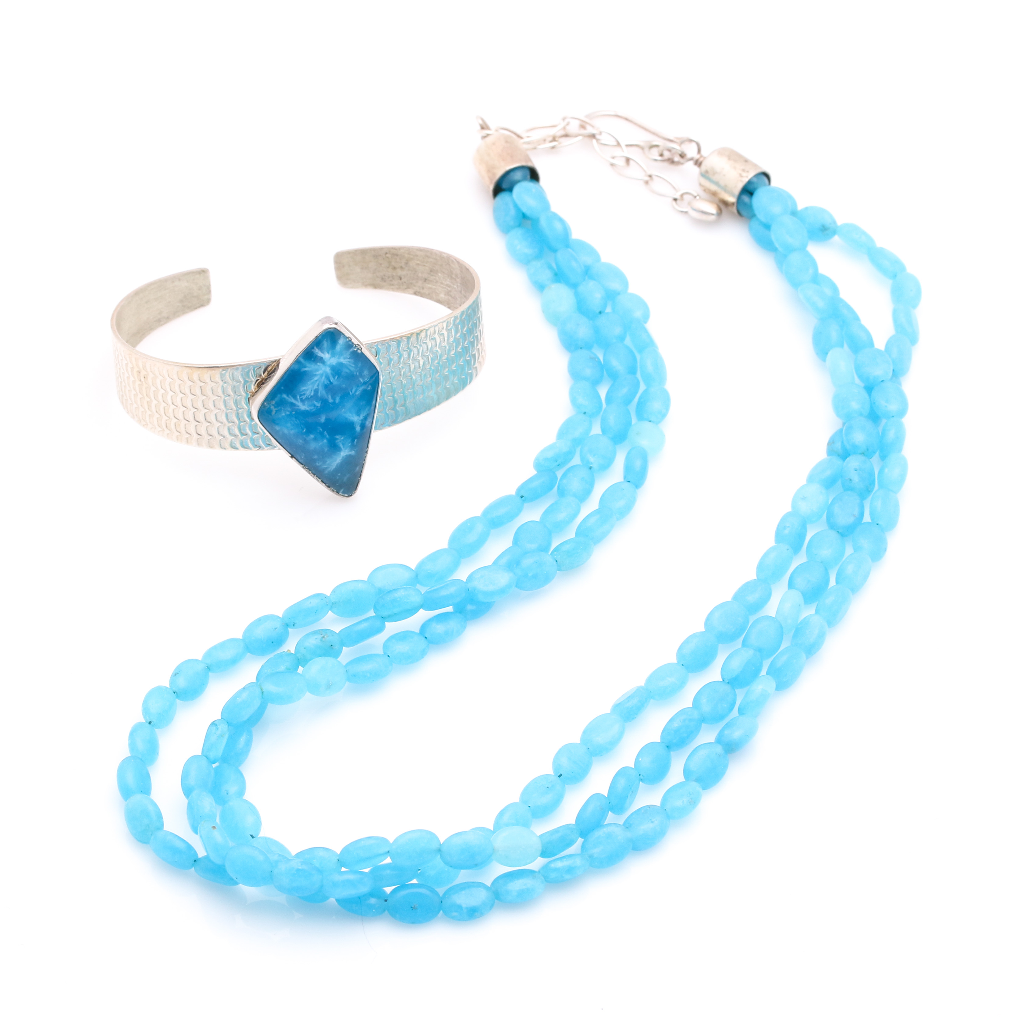 Jay King Desert Rose Trading Bracelet and Necklace