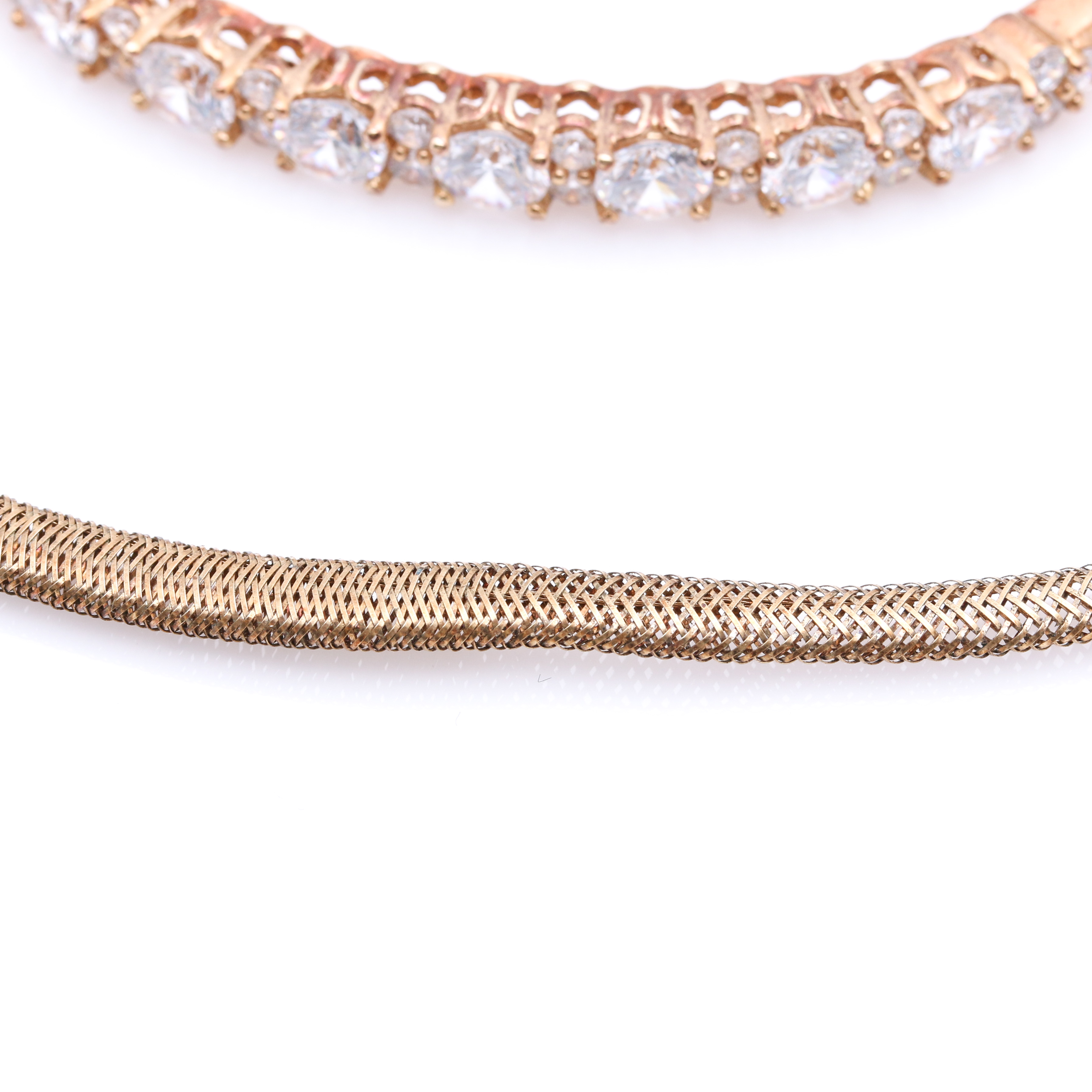 Sterling Silver Necklace and Bracelet